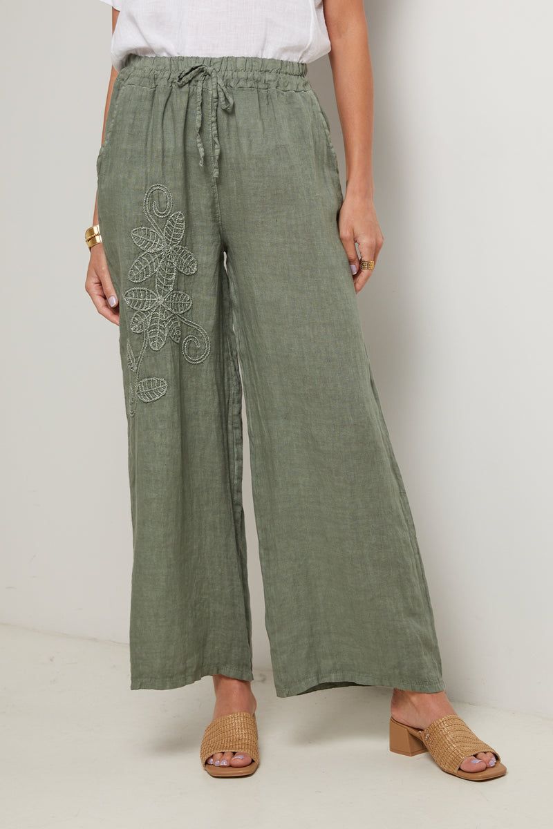 Pantalones - Caqui - Mujer