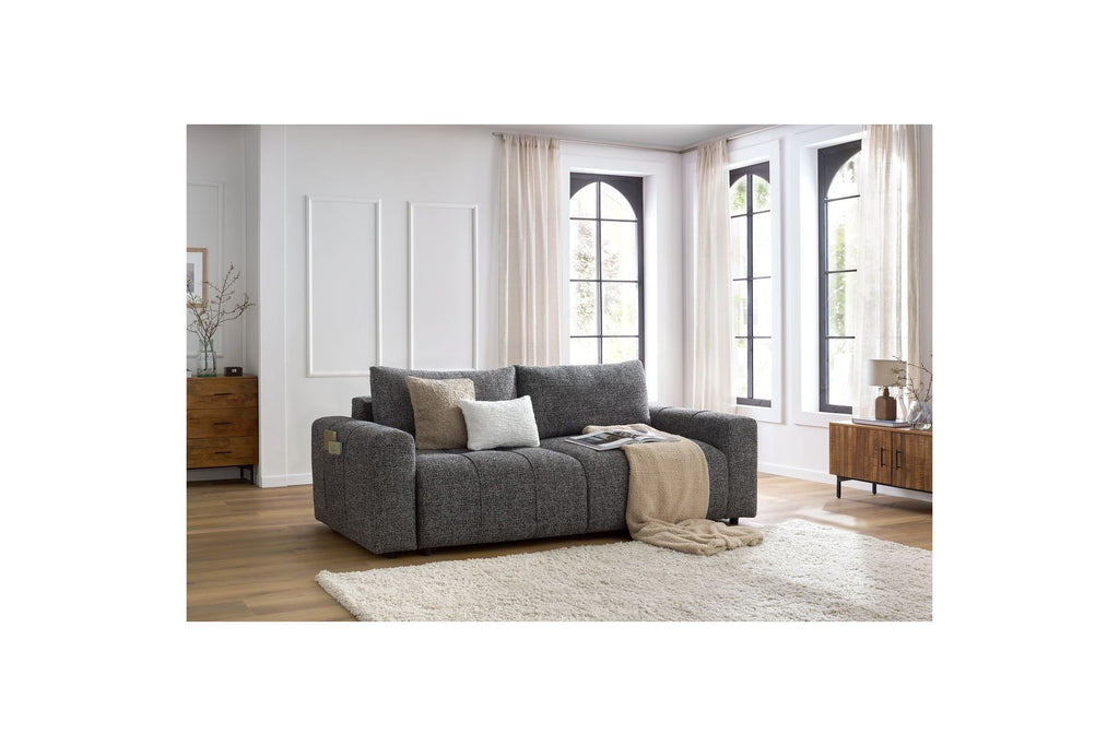 Straight Convertible Sofa with Storage Compartment Arsene