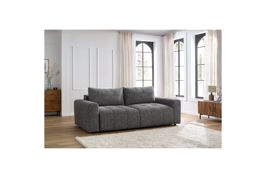 Straight Convertible Sofa with Storage Compartment Arsene