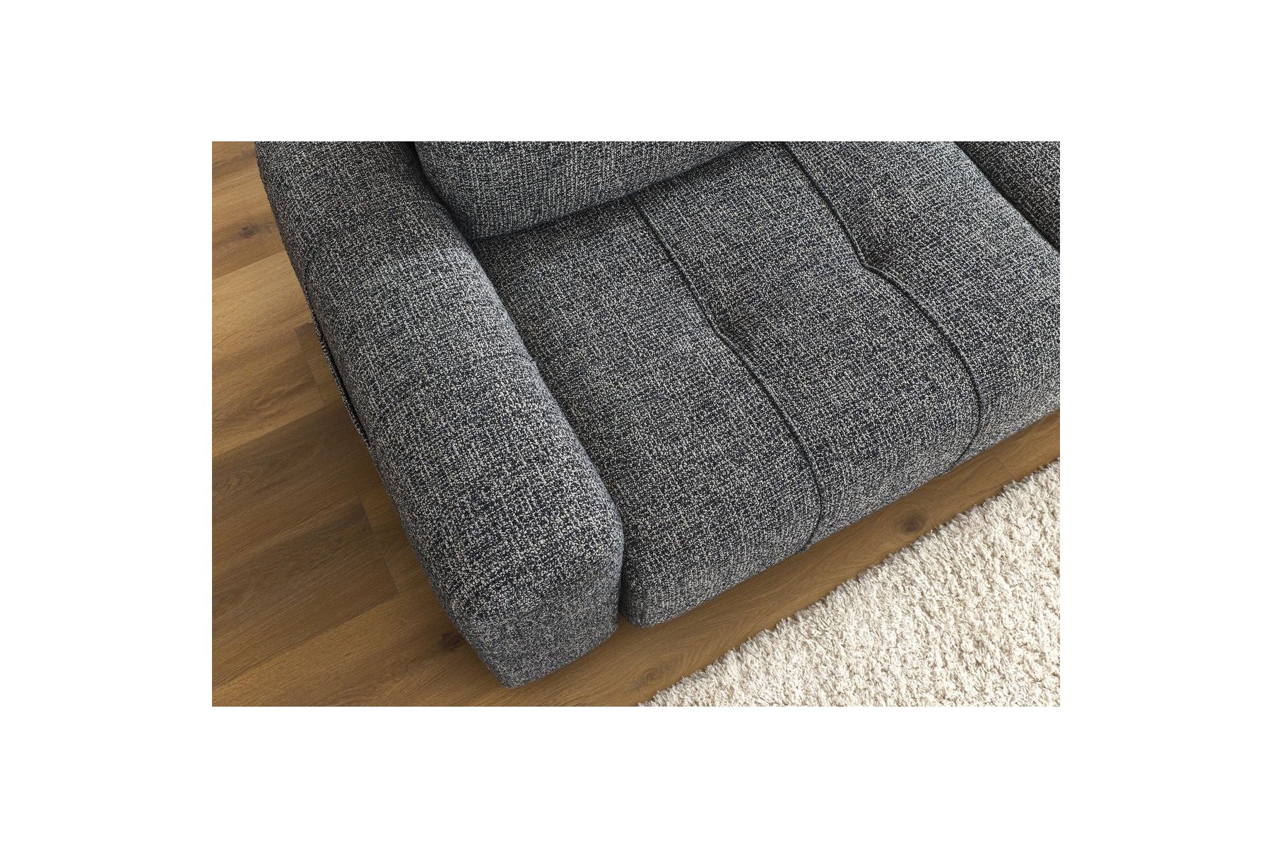Straight Convertible Sofa with Storage Compartment Arsene