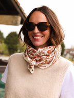Foulard Adulte Delhi Brique