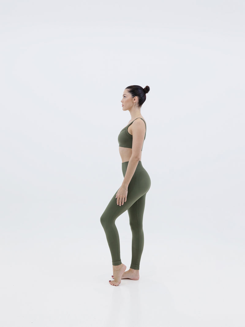 Asymmetric Bra Active - Khaki