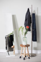 Stand - Mirror - Steel - White