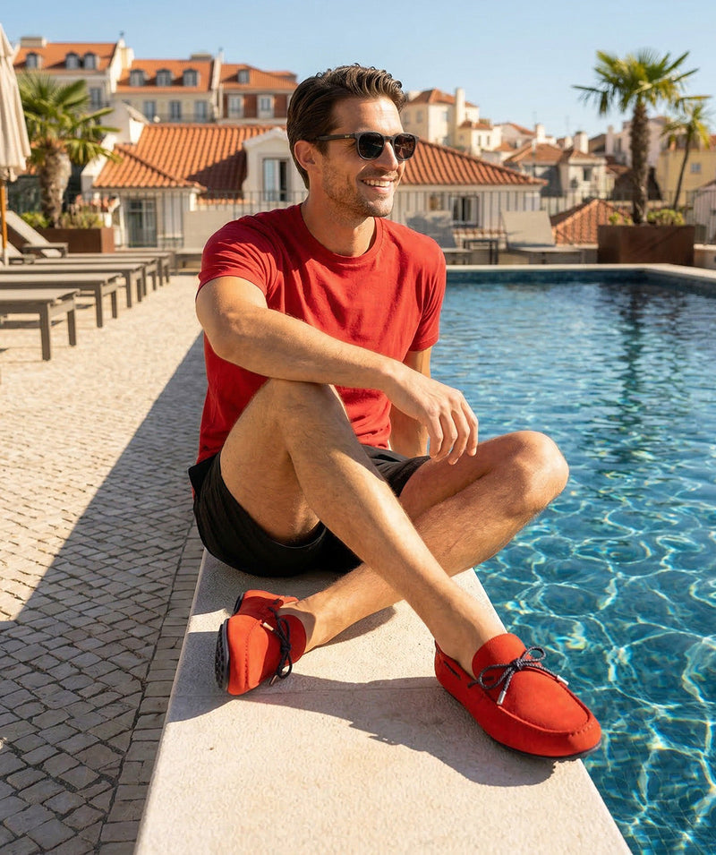 Mocassins Cancun - Rouge