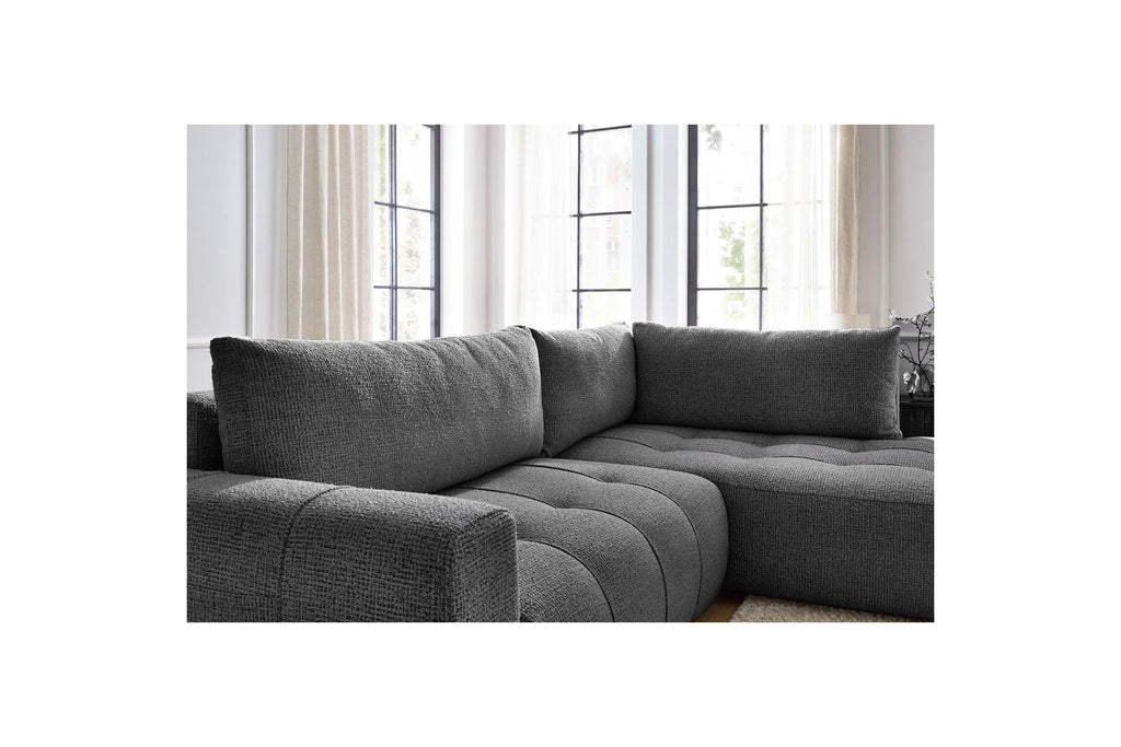 L-Shaped Corner Sofa Convertible with Storage Arsene - Right-Hand Corner