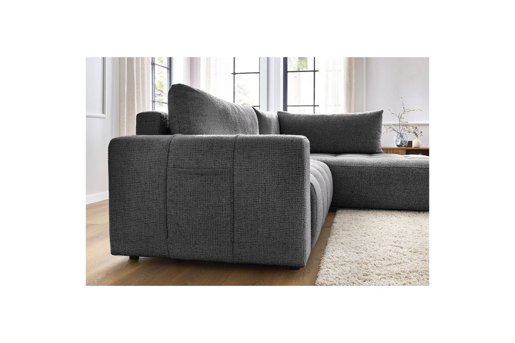 L-Shaped Corner Sofa Convertible with Storage Arsene - Right-Hand Corner