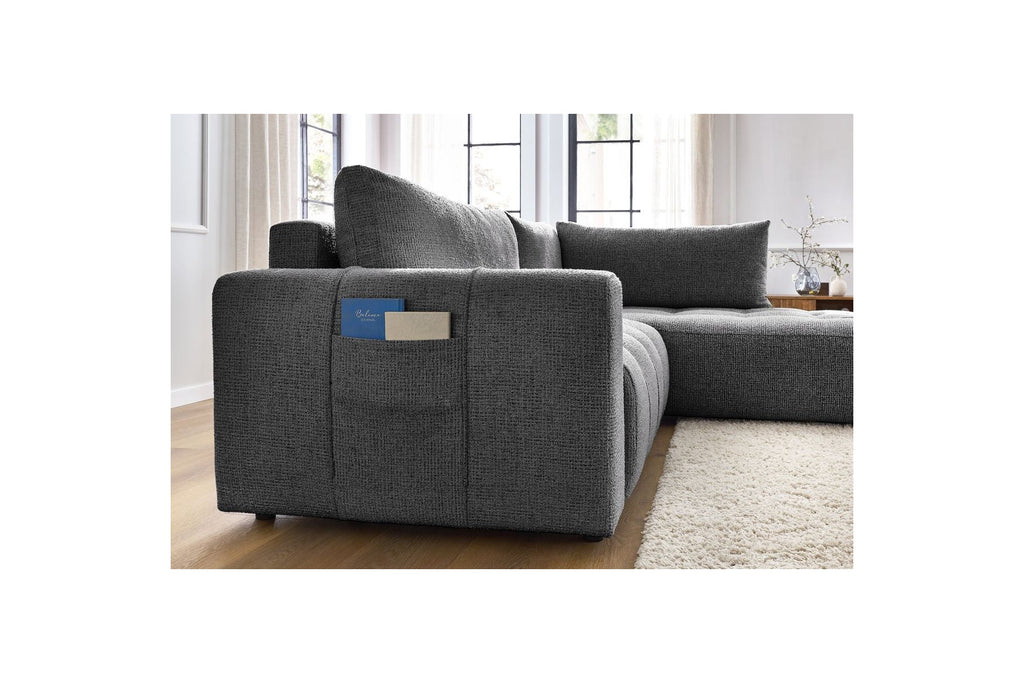 L-Shaped Corner Sofa Convertible with Storage Arsene - Right-Hand Corner