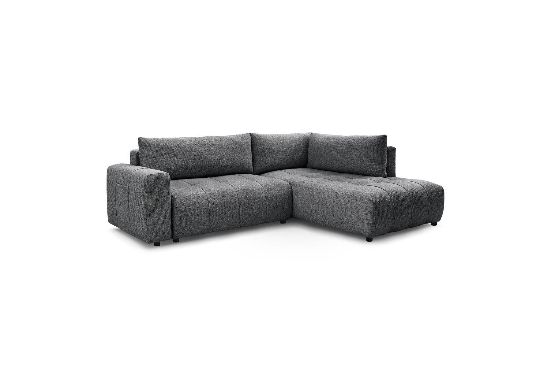 L-Shaped Corner Sofa Convertible with Storage Arsene - Right-Hand Corner