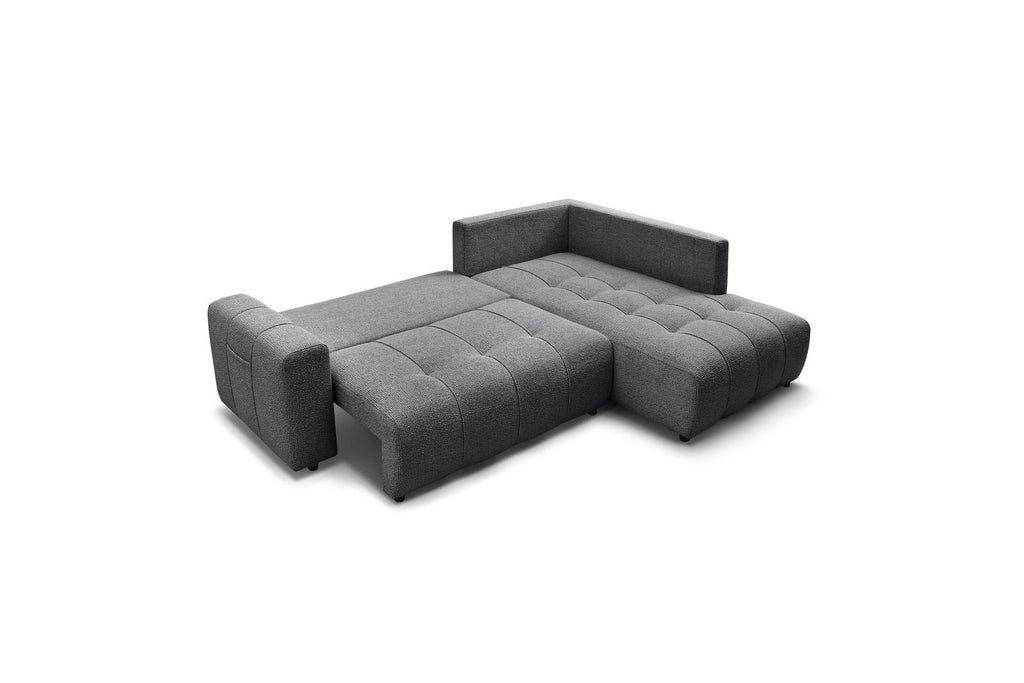 L-Shaped Corner Sofa Convertible with Storage Arsene - Right-Hand Corner