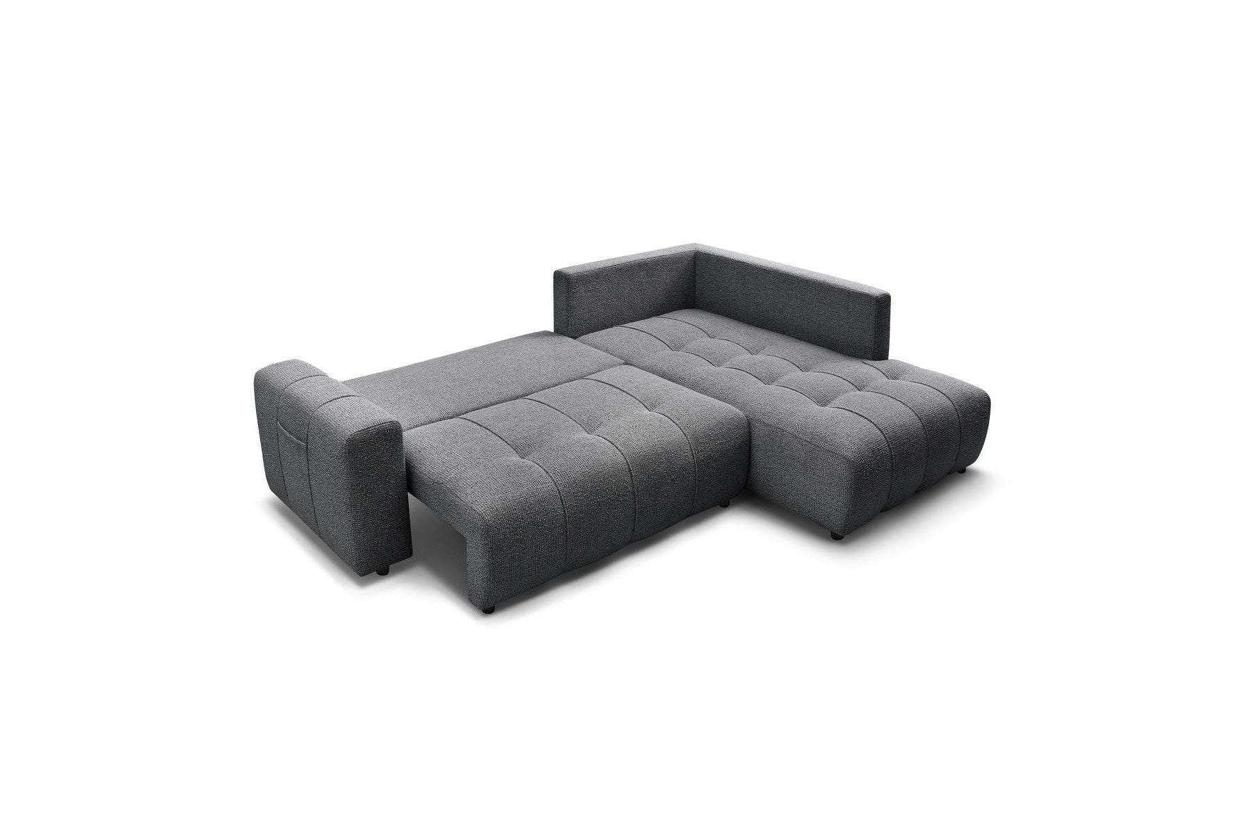 L-Shaped Corner Sofa Convertible with Storage Arsene - Right-Hand Corner