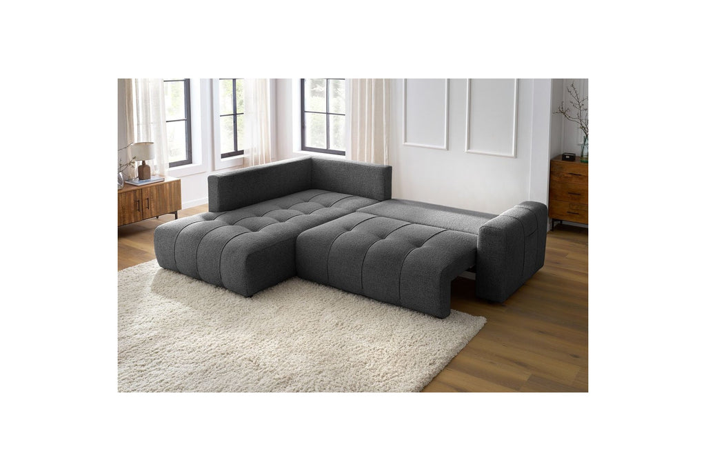 Canapé D'Angle L Convertible Coffre Arsene - Angle Gauche