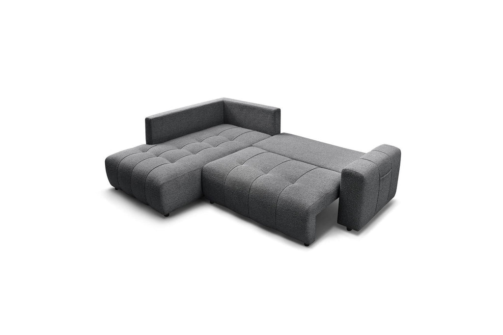 Canapé D'Angle L Convertible Coffre Arsene - Angle Gauche