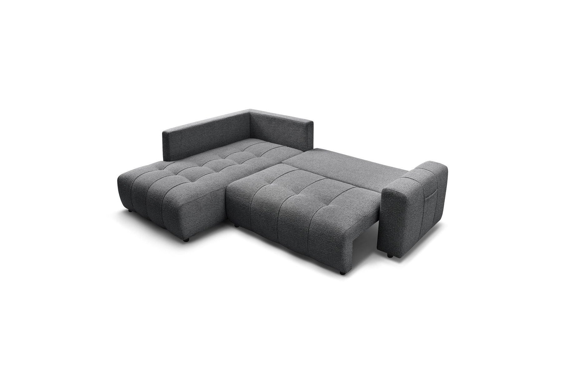 Canapé D'Angle L Convertible Coffre Arsene - Angle Gauche