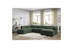 Fixed Panoramic Sofa - Megeve - Mottled Fabric - Right-Hand Corner