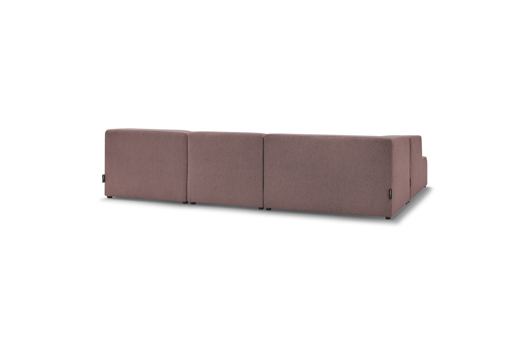 Fixed Panoramic Sofa - Megeve - Mottled Fabric - Right-Hand Corner