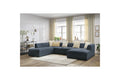 Fixed Panoramic Sofa - Megeve - Mottled Fabric - Right-Hand Corner