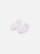 Chaussons En Coton Bio - Rose Chiné
