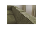 Fixed Panoramic Sofa - Megeve - Textured Fabric - Right-Hand Corner