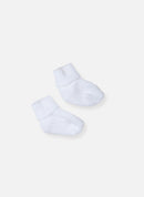 Chaussons En Coton Petits Chats - Blanc
