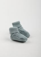 Chaussons En Coton Petits Chats - Bleu Danube