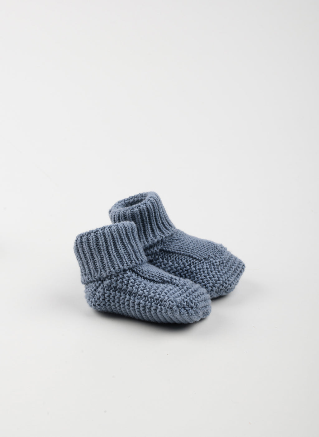 Chaussons En Coton Petits Chats - Bleu Orage