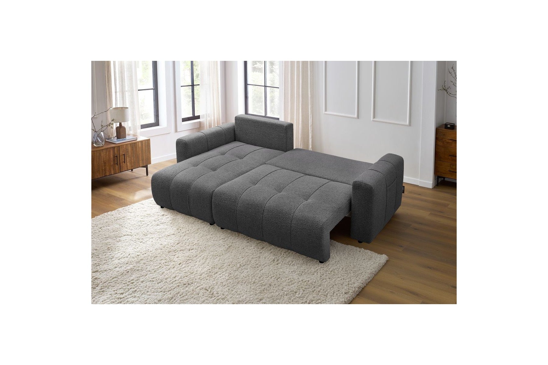 Canapé D'Angle Réversible Convertible Coffre Arsene