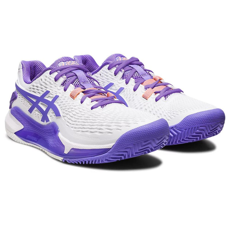 Blanc Tenis Gel Resolution 9 - - Mujer