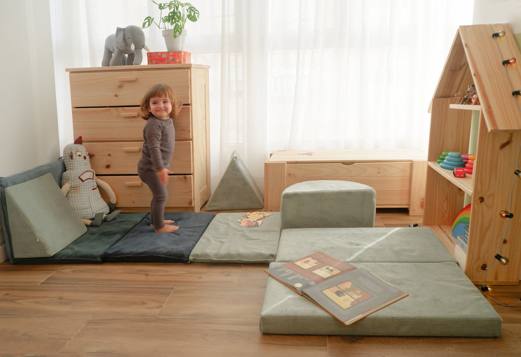 Set De 5 Blocs Psychomoteur Montessori - Aigue-Marine