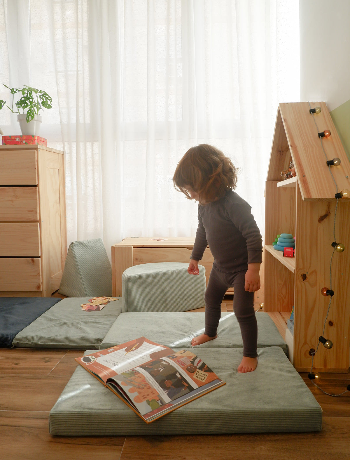 Set De 5 Blocs Psychomoteur Montessori - Aigue-Marine