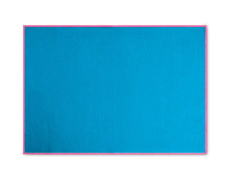 2 Sets De Table - Bleu/Fuchsia