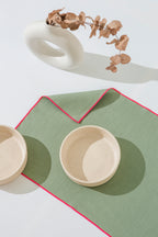 2 Sets De Table - Acqua/Fuchsia