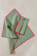 2 Sets De Table - Acqua/Fuchsia