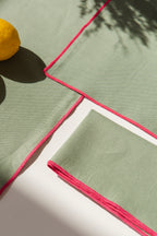 2 Sets De Table - Acqua/Fuchsia