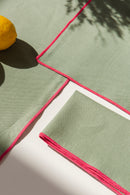 2 Sets De Table - Acqua/Fuchsia