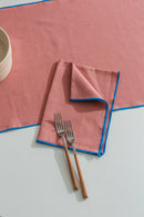 2 Sets De Table - Rose/Bleu