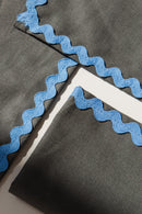 2 Sets De Table Wavy - Gris/Bleu