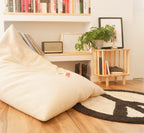 Puff Andy Boucle Bean - Blanc