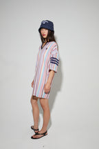 Dress Jody Tricot Italien Rayures Colorful