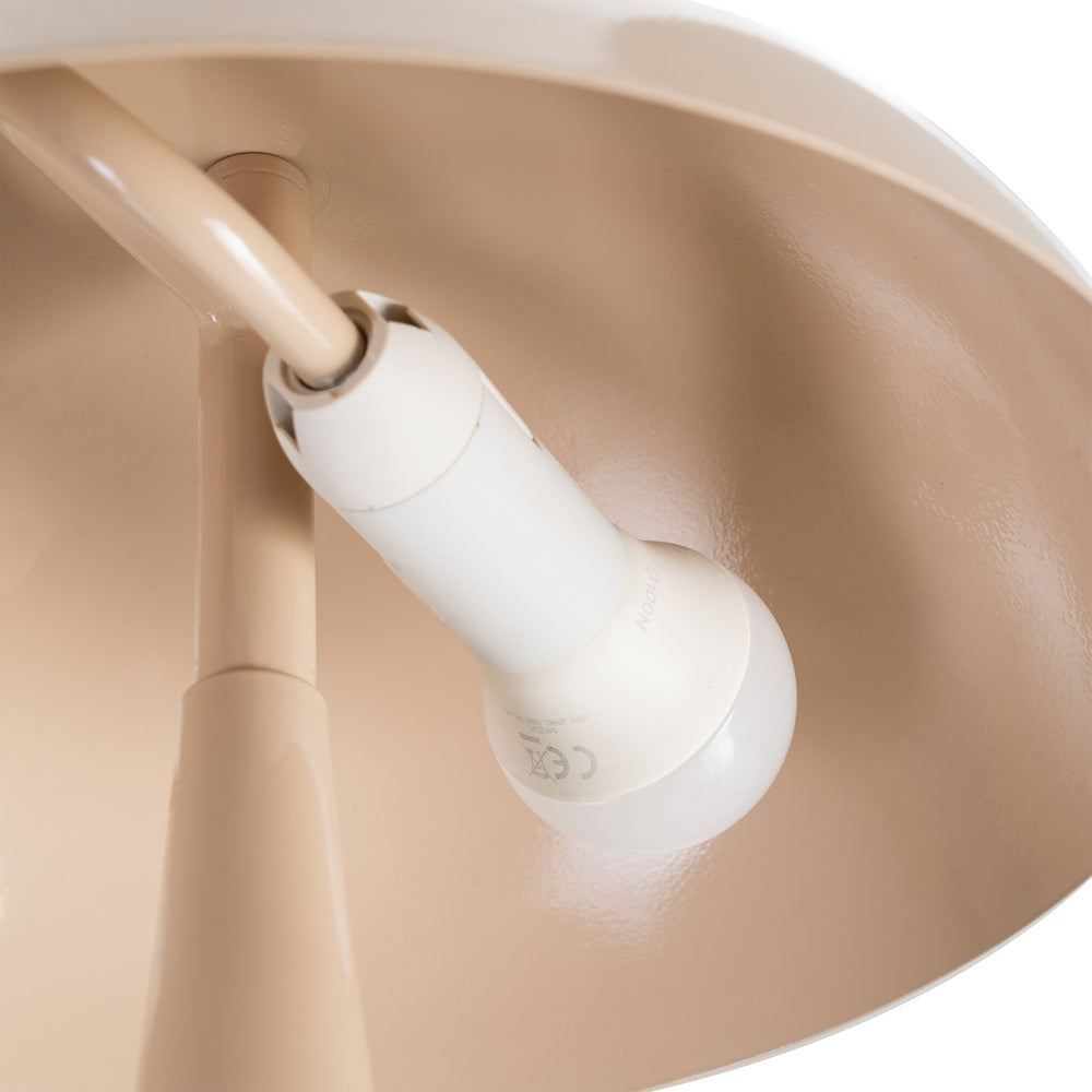 Lampe De Table Métal Vintage Palmer 28 Cm "Beige"