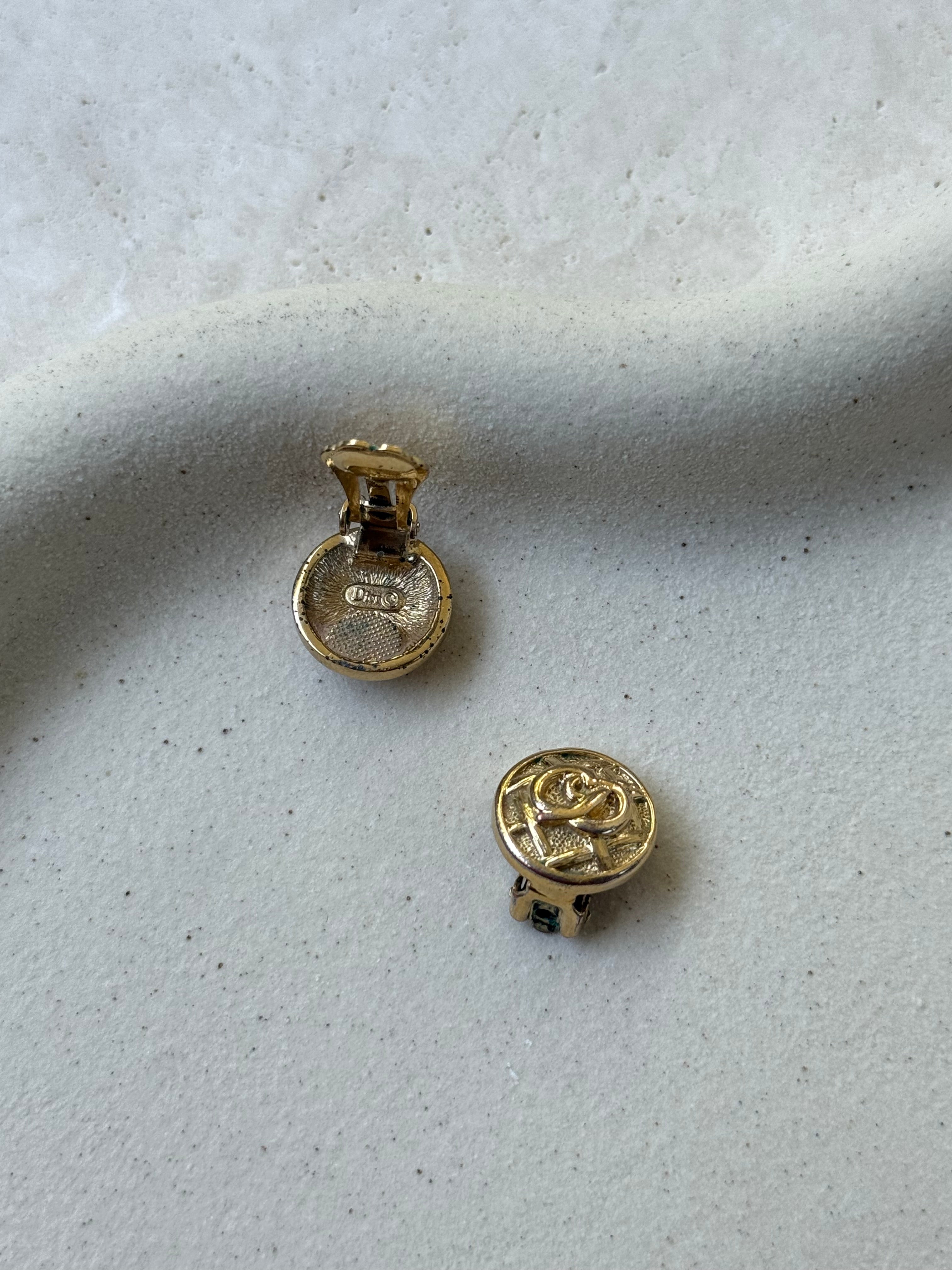 Pendientes Christian Dior Vintage - Modelo Pequeño Cd