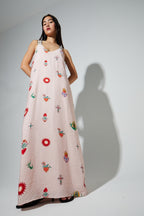 Maxi Dress Imprimé Madone Fabriqué Au Portugal