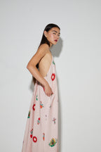 Maxi Dress Imprimé Madone Fabriqué Au Portugal