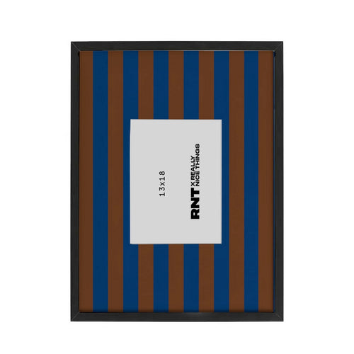 Cadre Photo - Bleu Et Marron