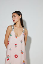 Maxi Dress Imprimé Madone Fabriqué Au Portugal