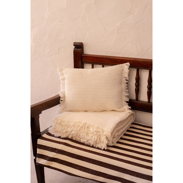 Fringed Throw - Natural