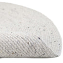 Tapis Rond Laine Feutrée Neethu Naturel L