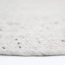 Tapis Rond Laine Feutrée Neethu Naturel L