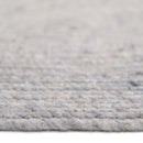 Tapis Rond Laine Feutrée Neethu Gris M