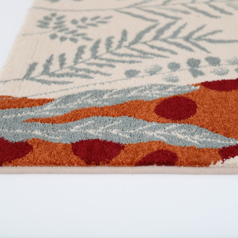 Tapis Nisu - Natural/Sienna/Green/Grey