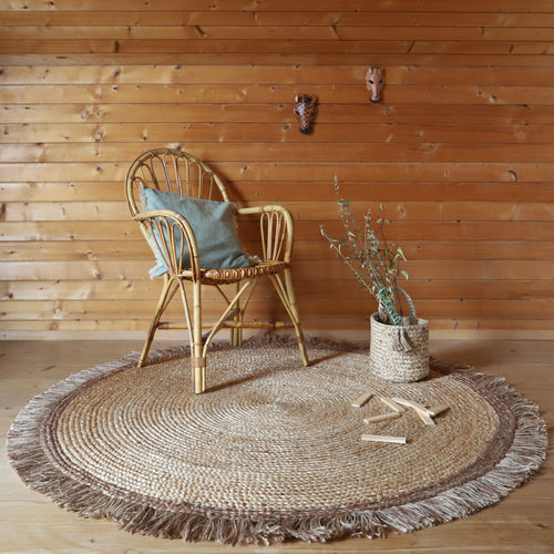 Tapis Thar - Natural + Almond